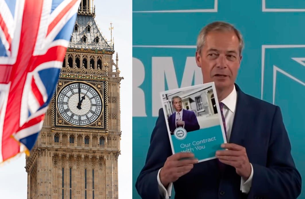 Brittiska valet: Nigel Farages parti fick 14 procent – Vinner fyra ledamotsplatser
