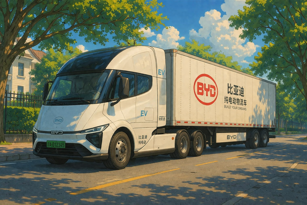 China electrifiseert nu ook zijn vrachtwagenpark in snel tempo