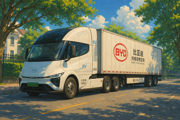 China electrifiseert nu ook zijn vrachtwagenpark in snel tempo