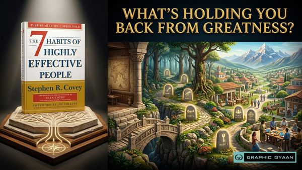 BOOK: '7 Habits of Highly Effective People' by Stephen R. Covey | Graphic Guide