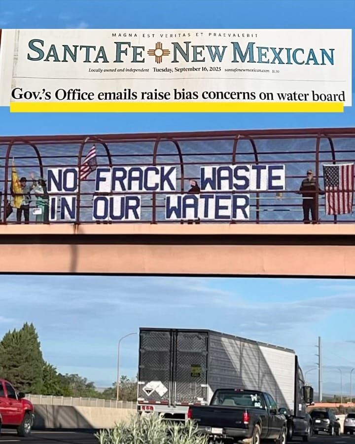 Santa Fe New Mexican reports on cabinet heads directed to get oil and gas petition on fracking waste reuse “over the finish line”