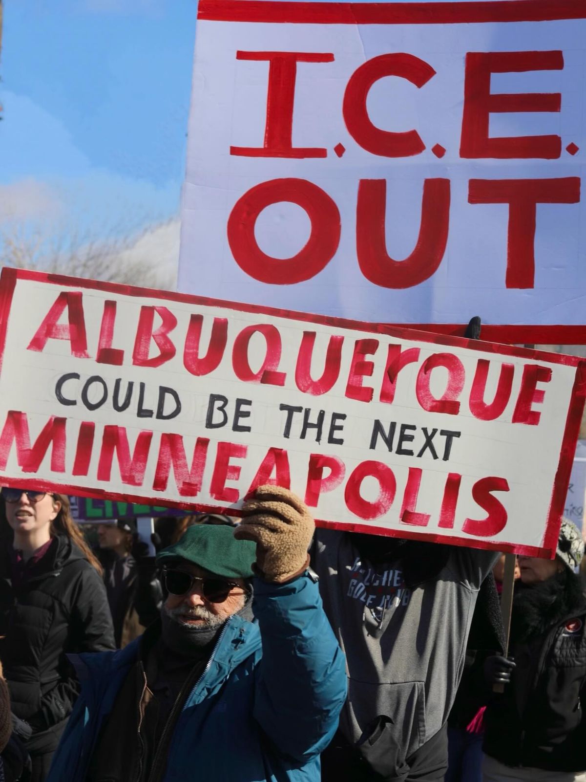 1/24 ICE Out Protest in Albuquerque
