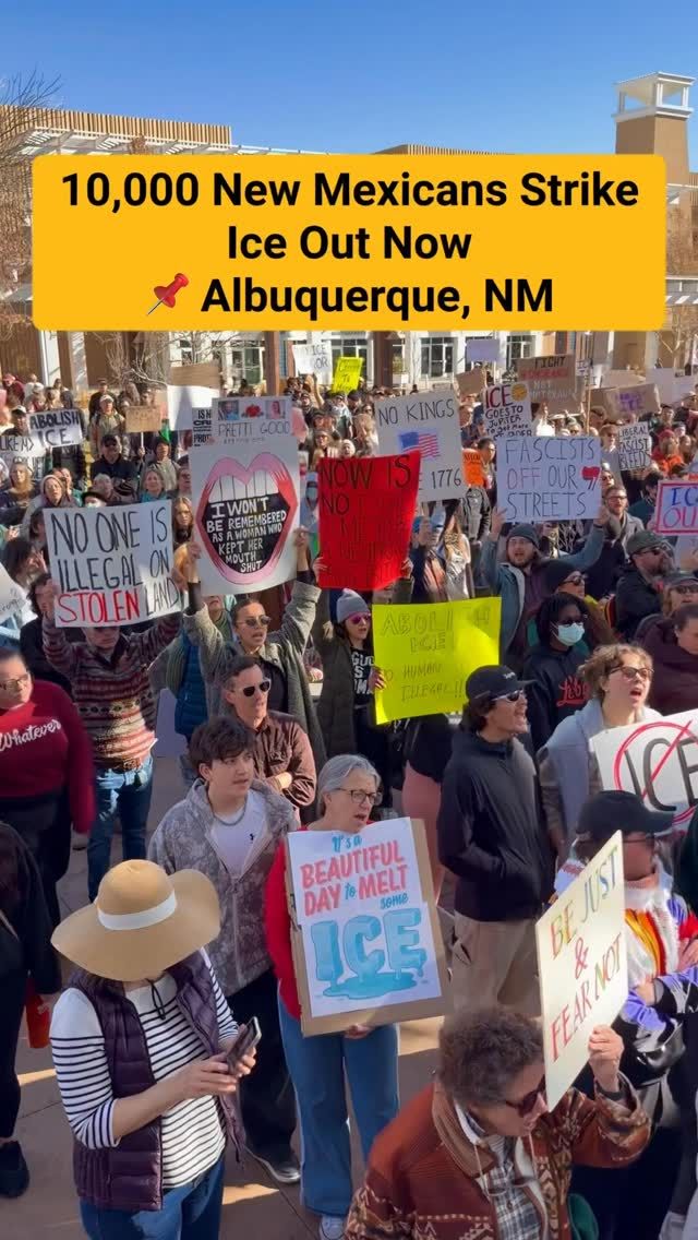 10,000 New Mexicans demand ICE OUT NOW