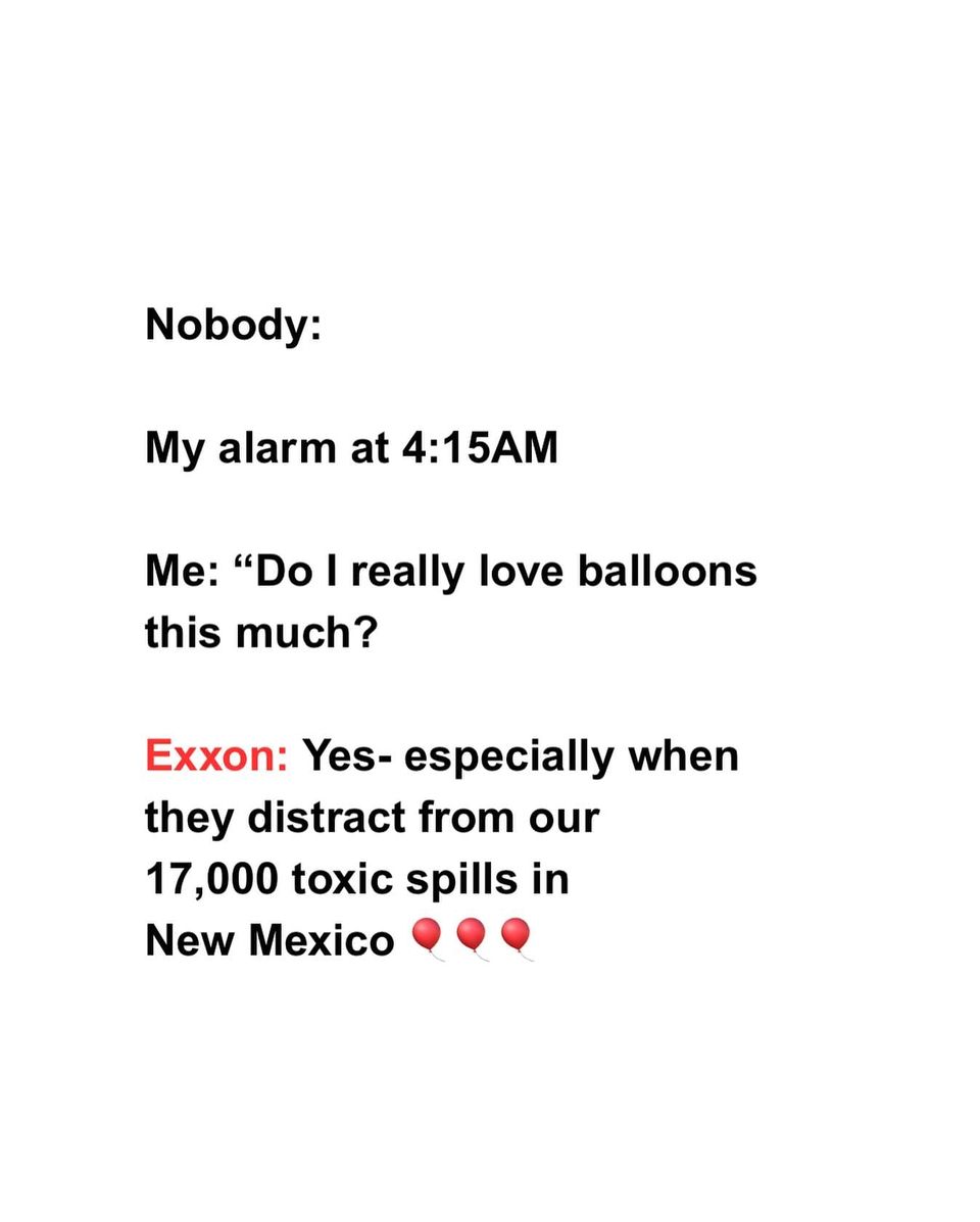 Love balloons!! Hate Exxon’s lies