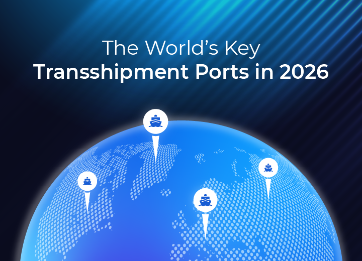 Top 10 transshipment ports from January to September 2026 based on ShipsGo tracking data