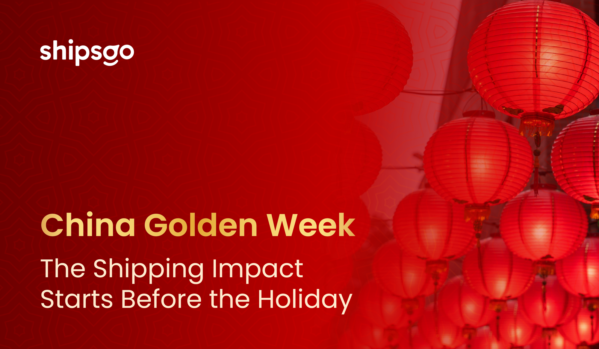 China Golden Week impact on ocean shipping and freight planning