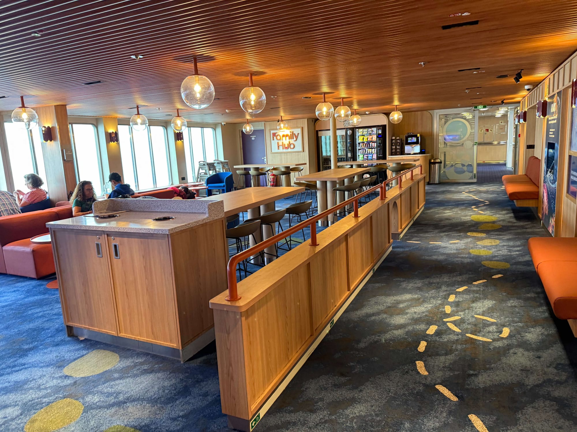 Stena Adventurer Seating The Family Hub on Stena Adventurer