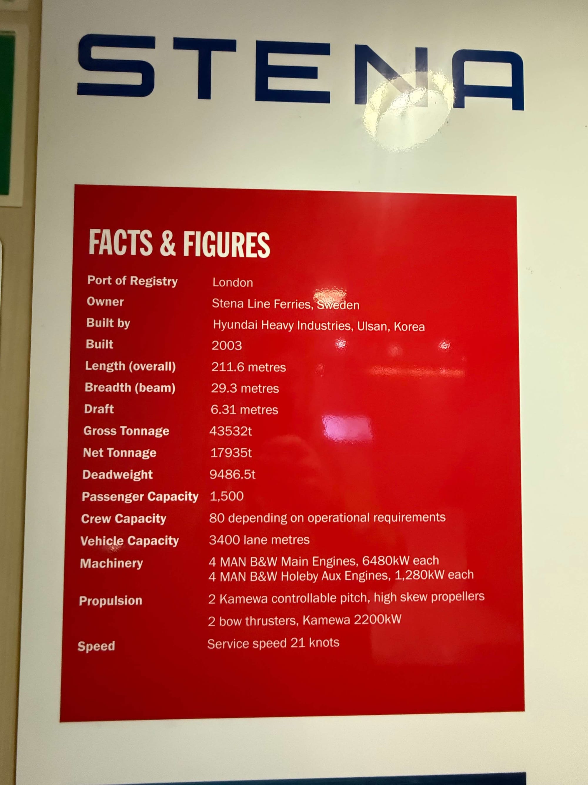 Dublin Holyhead Stena Adventurer