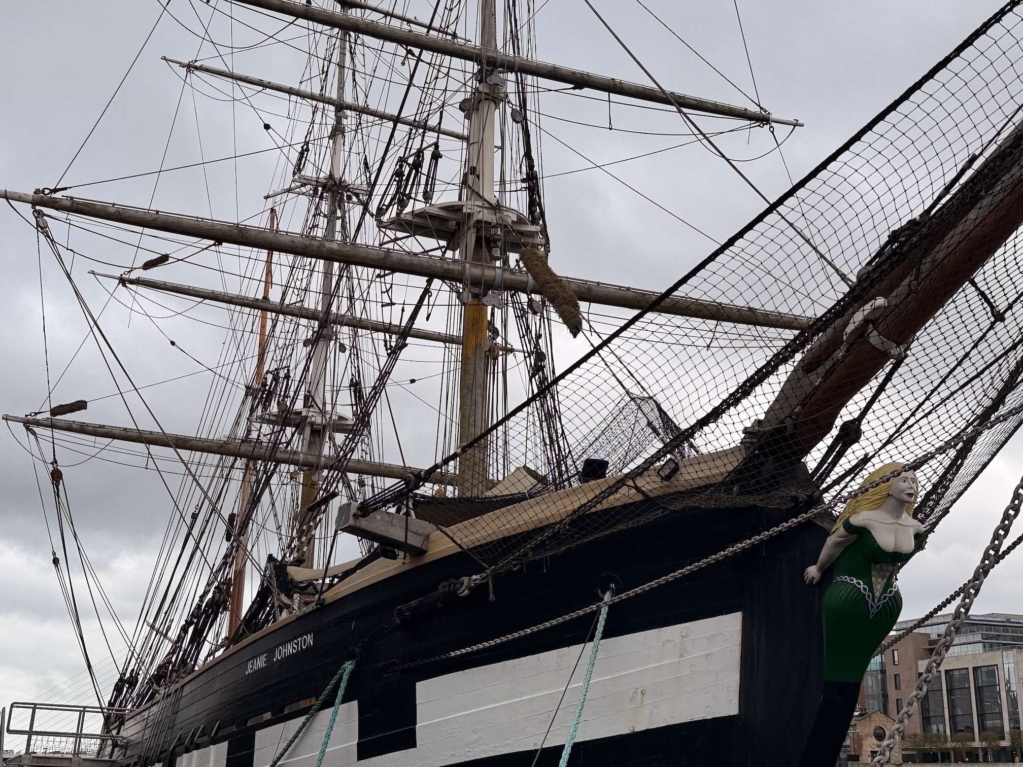 The Jeanie Johnston Famine Ship in Dublin