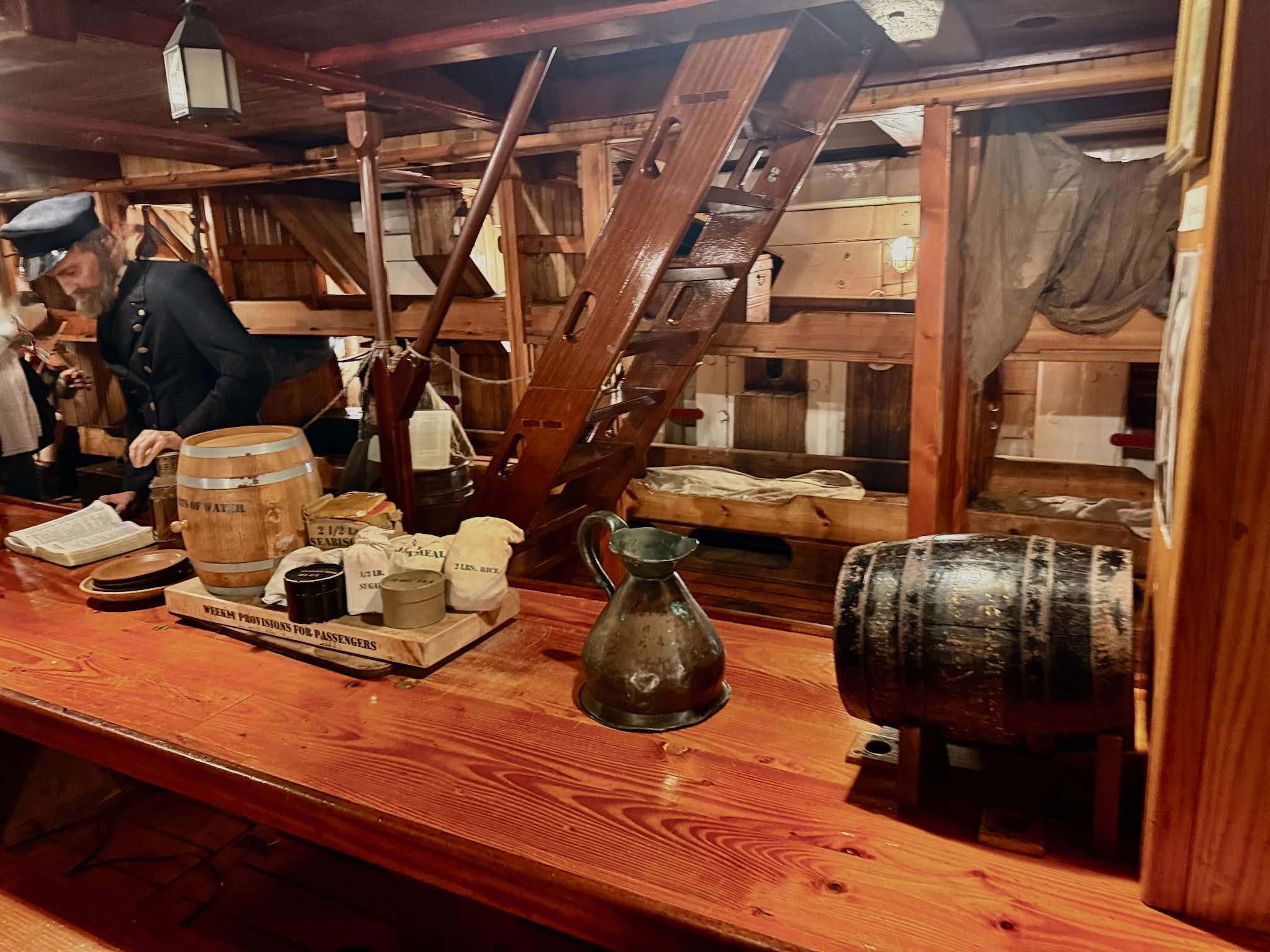 The Jeanie Johnston Famine Ship in Dublin