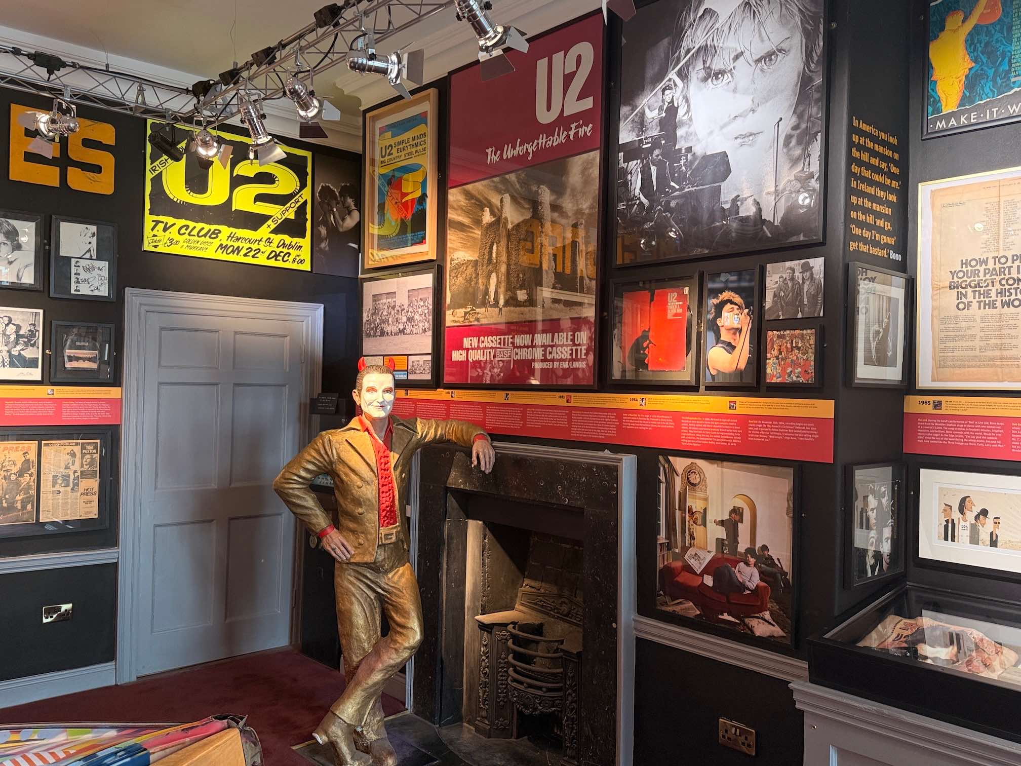 U2 exhibit at the Little Museum of Dublin