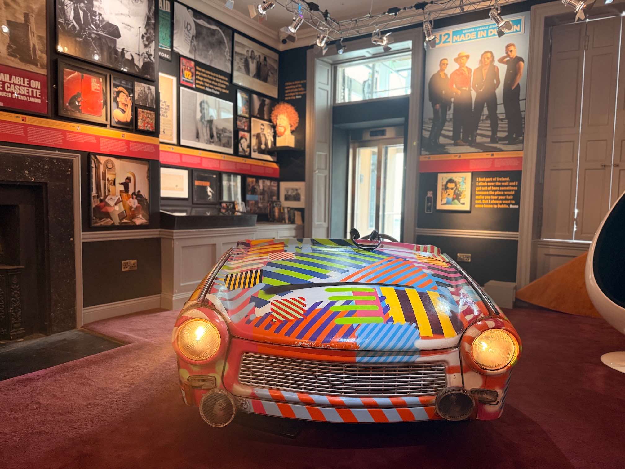 U2 exhibit at the Little Museum of Dublin