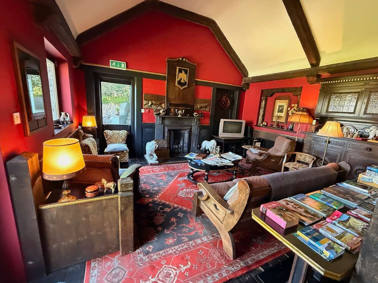The living room at Waters Country House, Ballyvaughan, Co Clare
