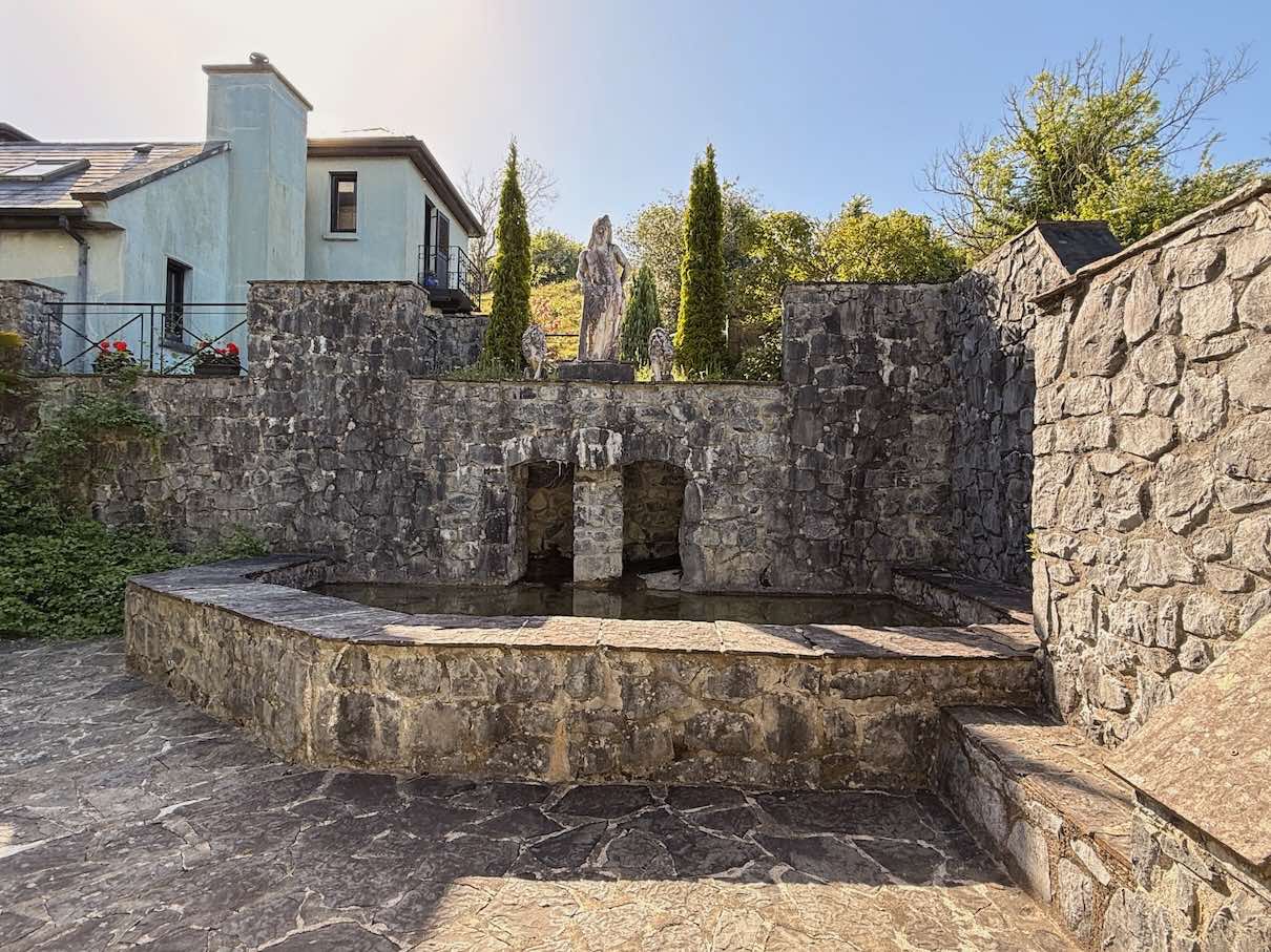 Fountian at Waters Country House, Ballyvaughan, Co Clare