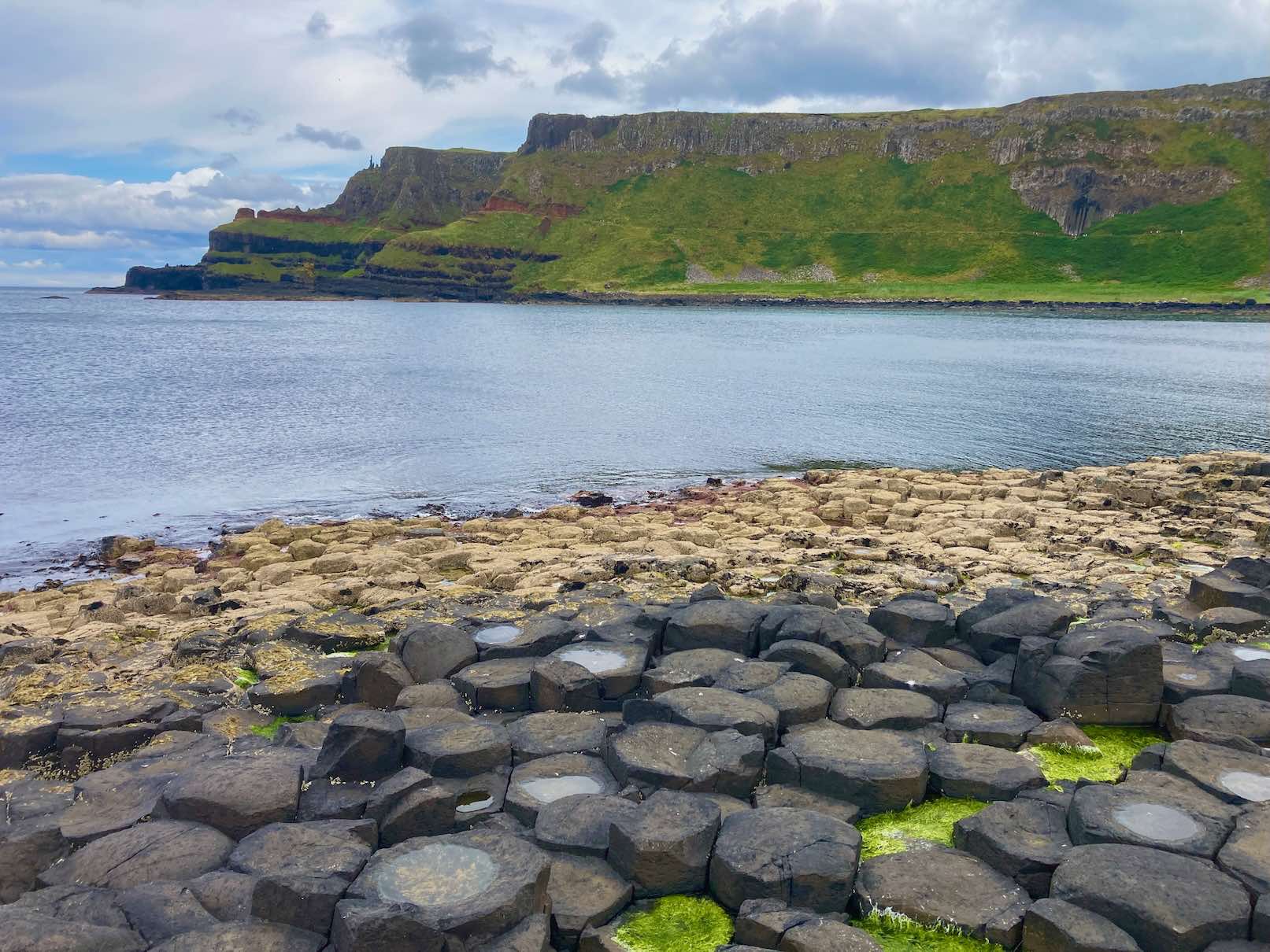 The Giant's Causeway hexagonal stones