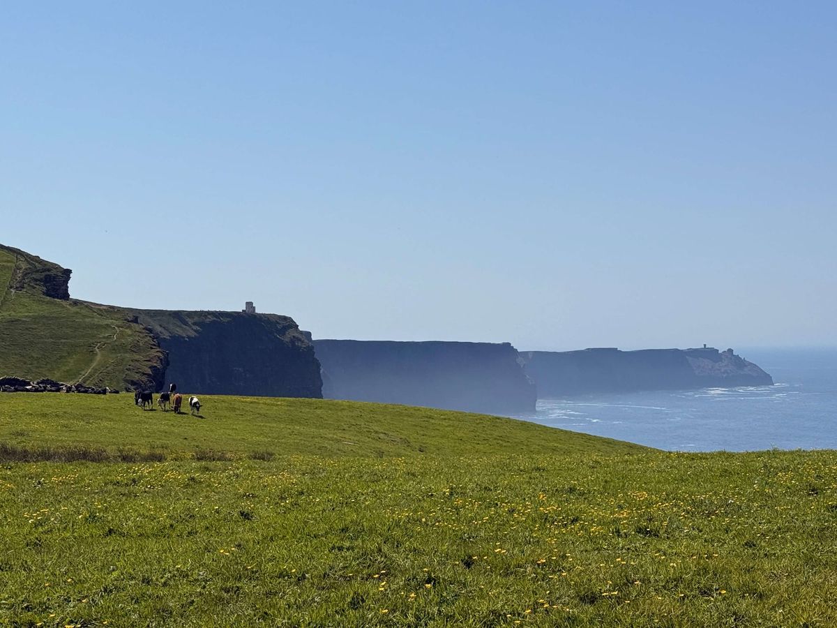 A walk to the Cliffs of Moher. Only 2% of visitors see the cliffs this way.