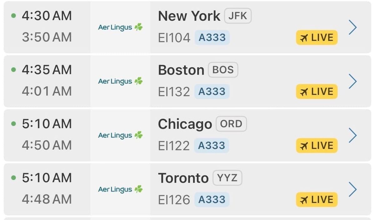 If your flight lands at dawn in Ireland, book your hotel for the night before.