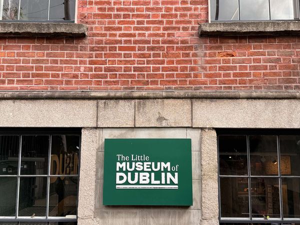 Entrance to the Little Museum of Dublin