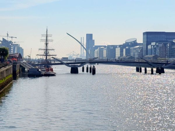 The Liffey Walk. A river walk from emigration to modern Ireland