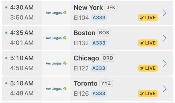 If your flight lands at dawn in Ireland, book your hotel for the night before.
