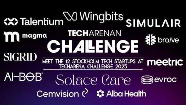 Meet the 12 Stockholm Tech Startups at Techarena Challenge 2025