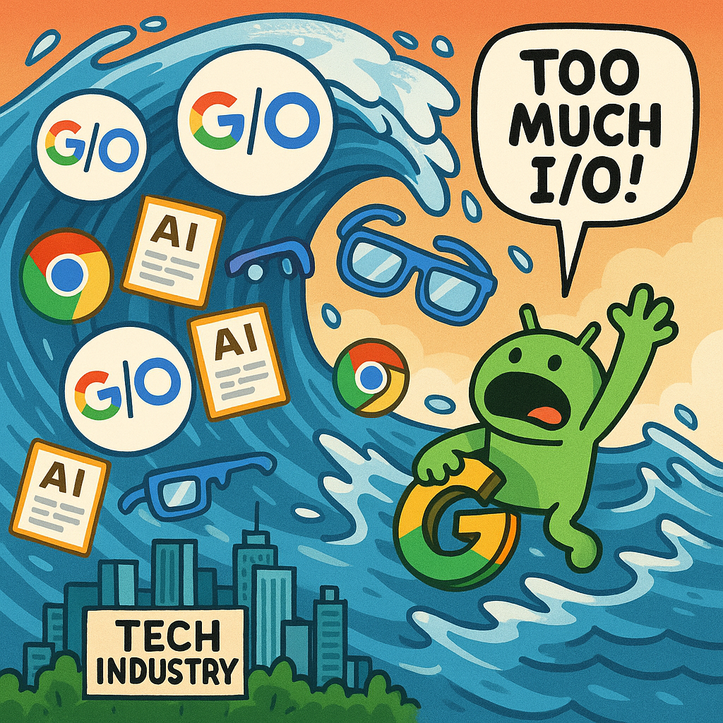 Drowning in AI: A Snarky Recap of Google I/O's Announcement Avalanche