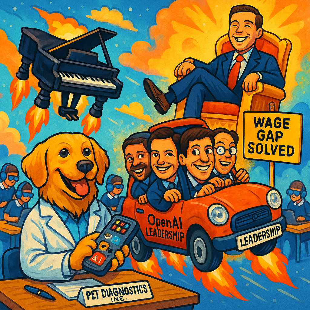 This Week in Snark: Piano VCs, Wag-the-Theranos, and AI for Wage Gaps