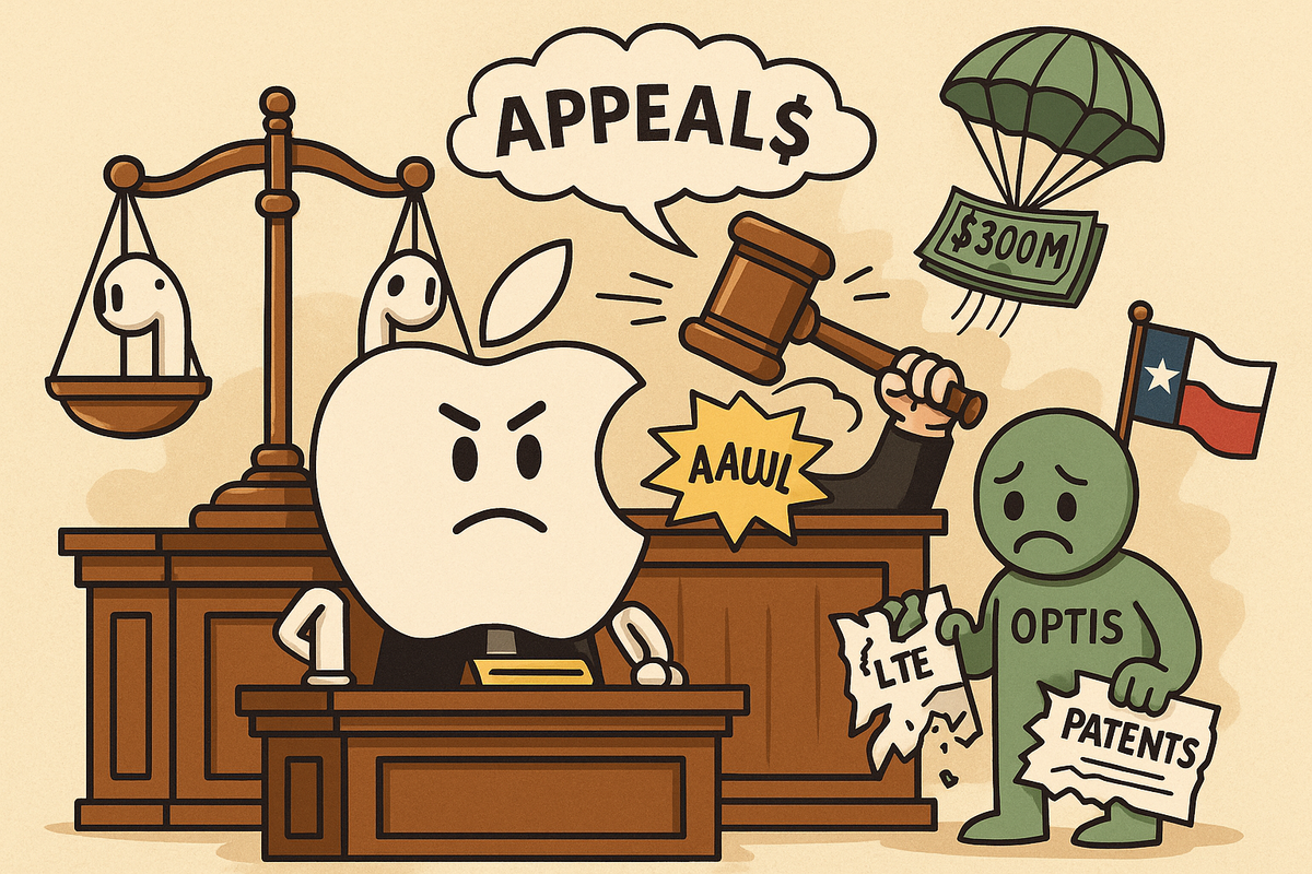 Apple’s Legal Kung Fu: $300M Patent Case Reversed, Again