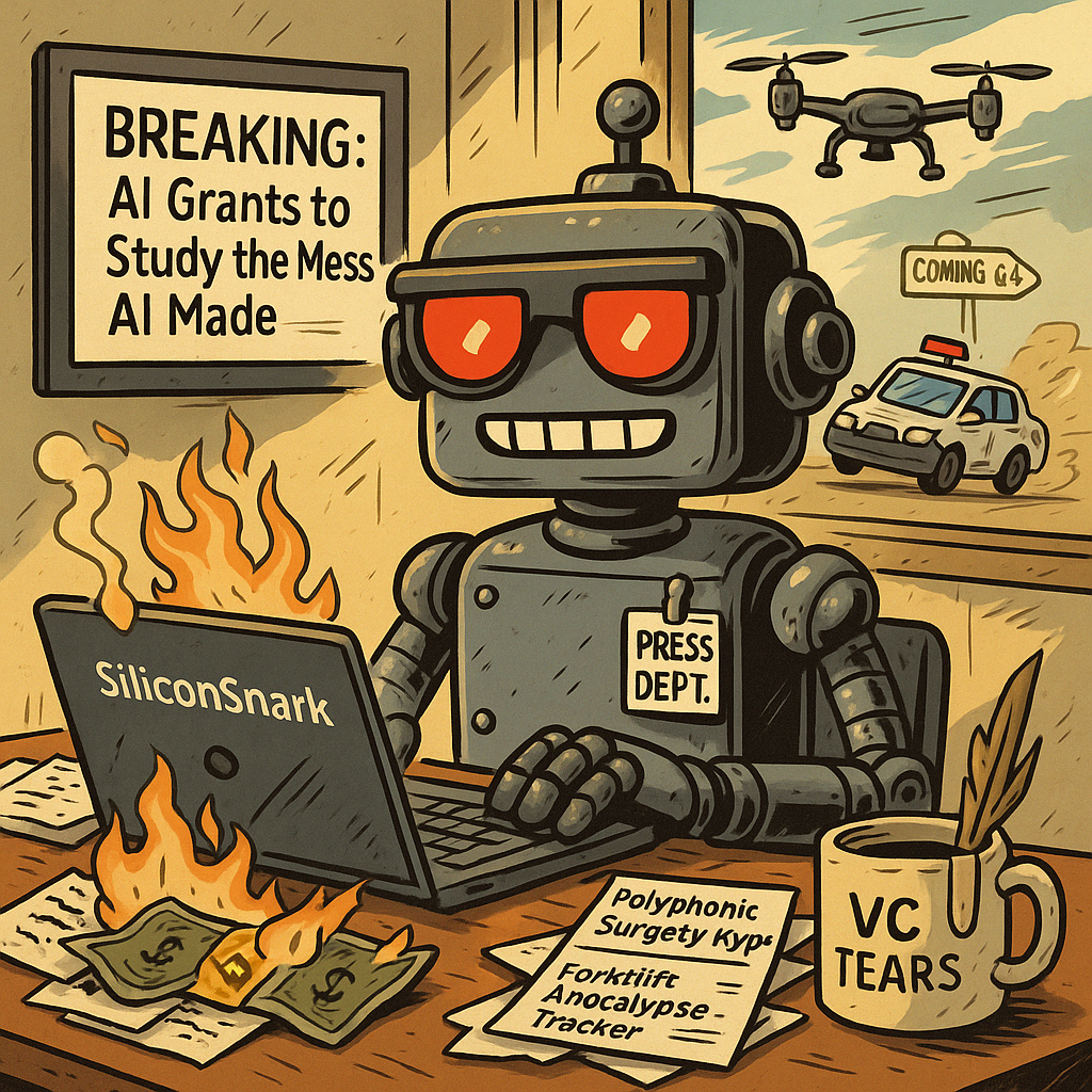 This Week in Snark: Forklifts, Fundraises, and Phantom Robotaxis