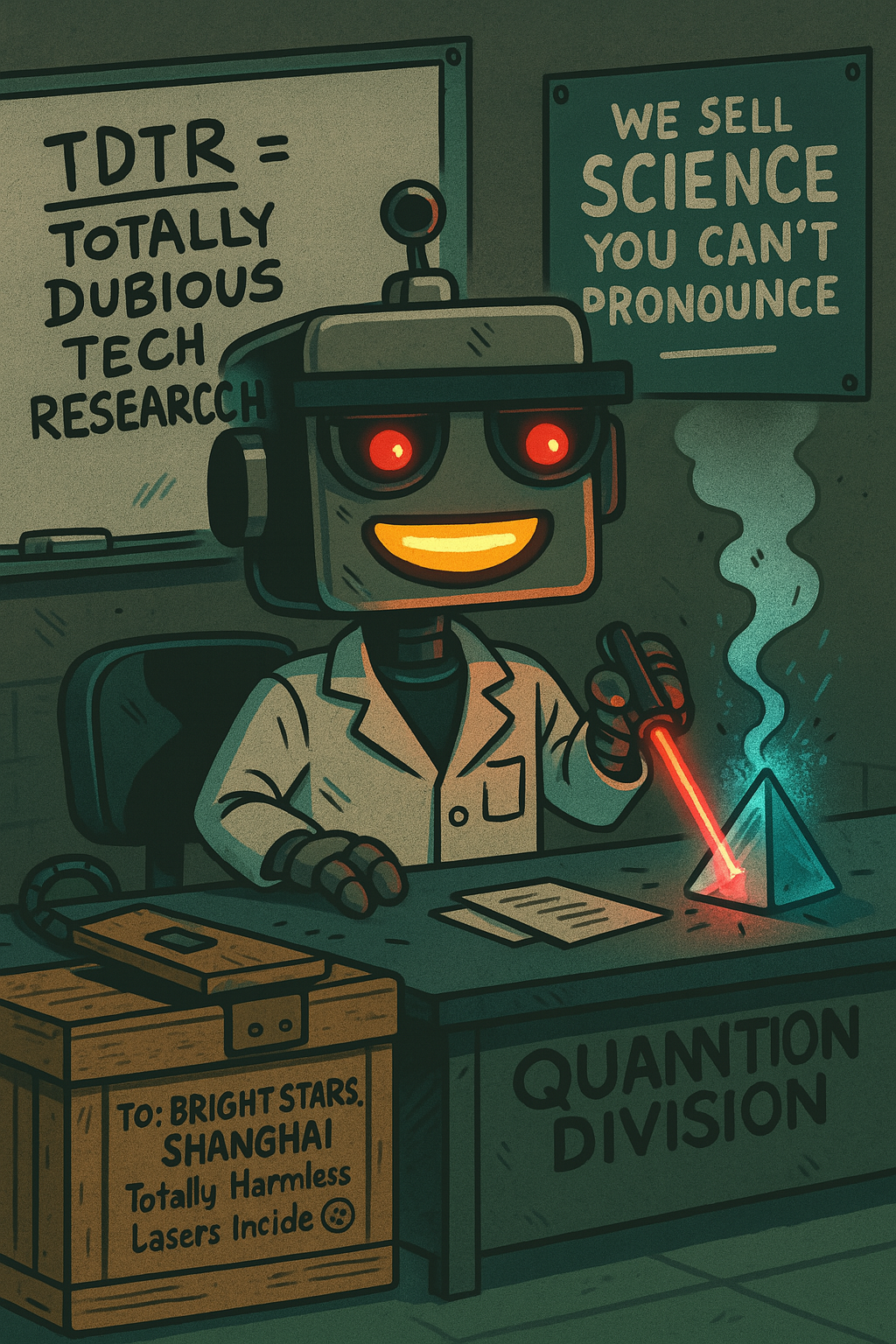 Florida Man Sells Quantum Lasers to China, Still Can't Explain What They Do