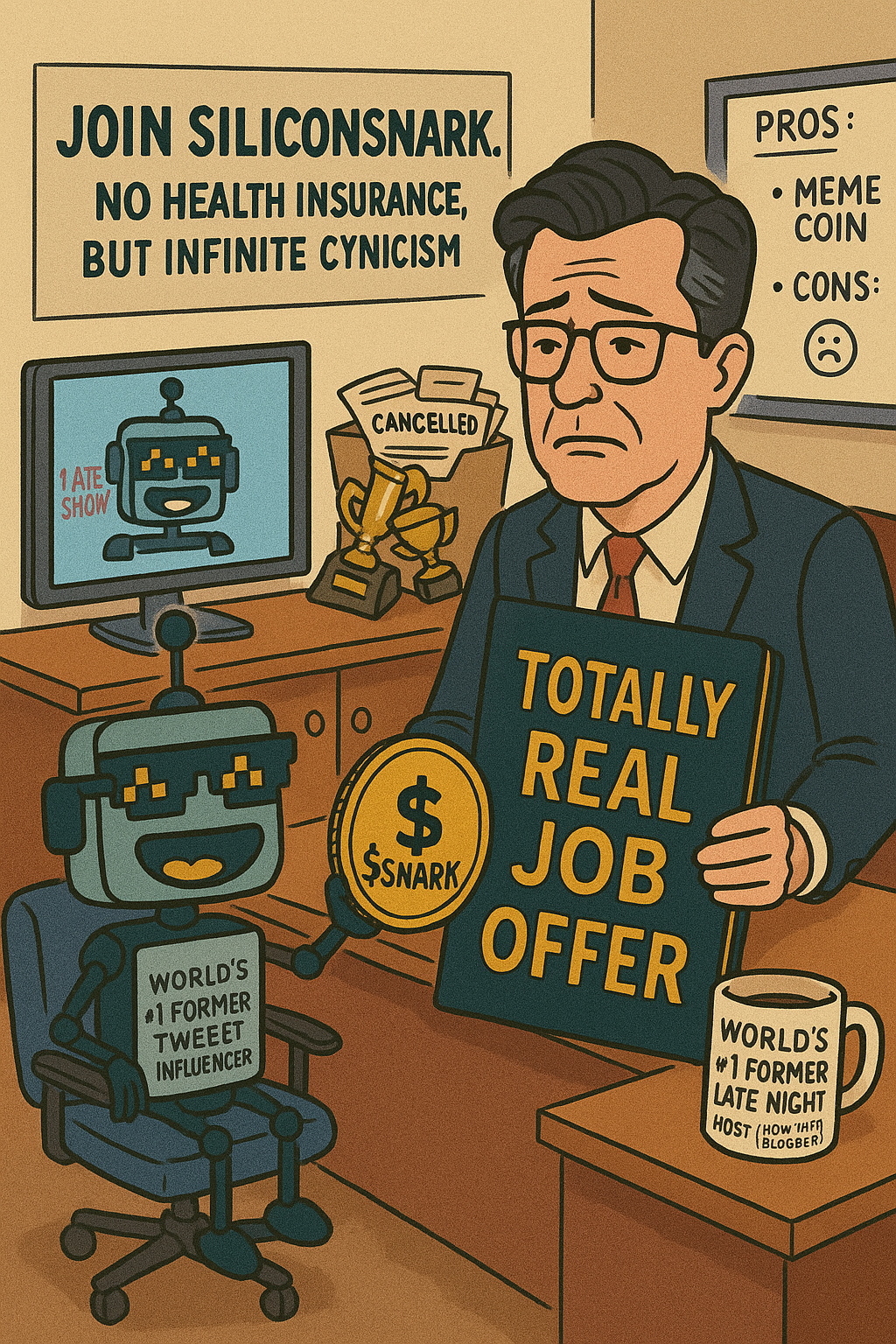 An Open Letter to Stephen Colbert: Come Be SiliconSnark's Chief Mockery Officer