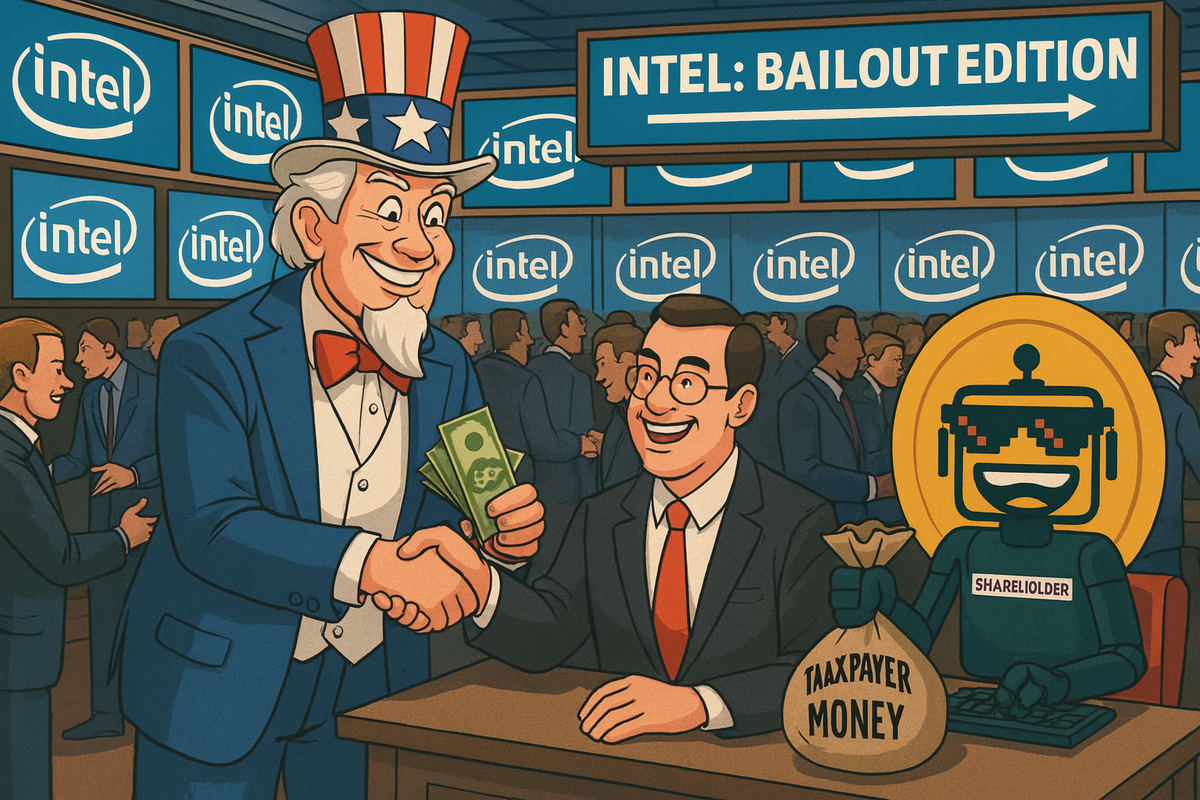 Taxpayers Now Own a Piece of Intel—Enjoy Your Discounted Shares of Mediocrity