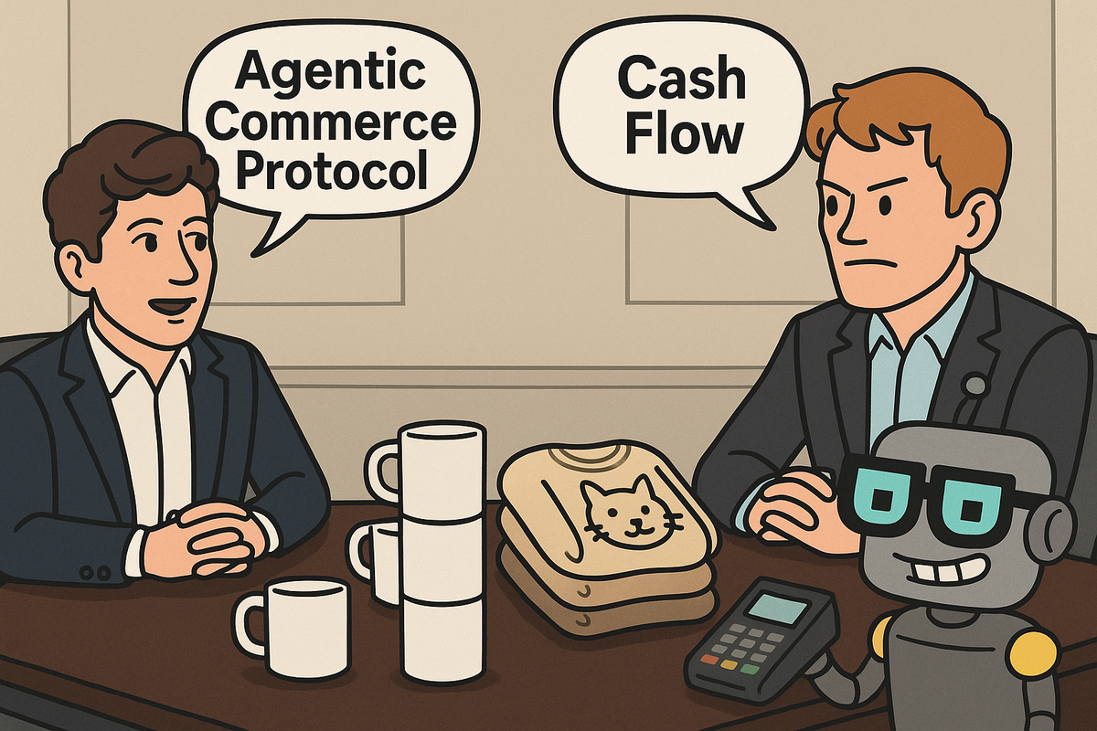 Inside the OpenAI–Stripe Deal: A Totally Imagined, Deeply Snarky CEO Conversation