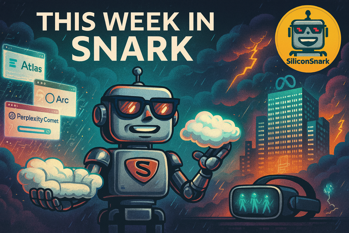 This Week in Snark: When Clouds Buy Furniture, Browsers Gain Brains, and Meta Builds a Home for Your Future AI Boss