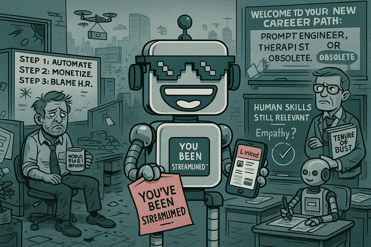Will AI Take Your Job? A Snarky Guide to 20 Popular Professions