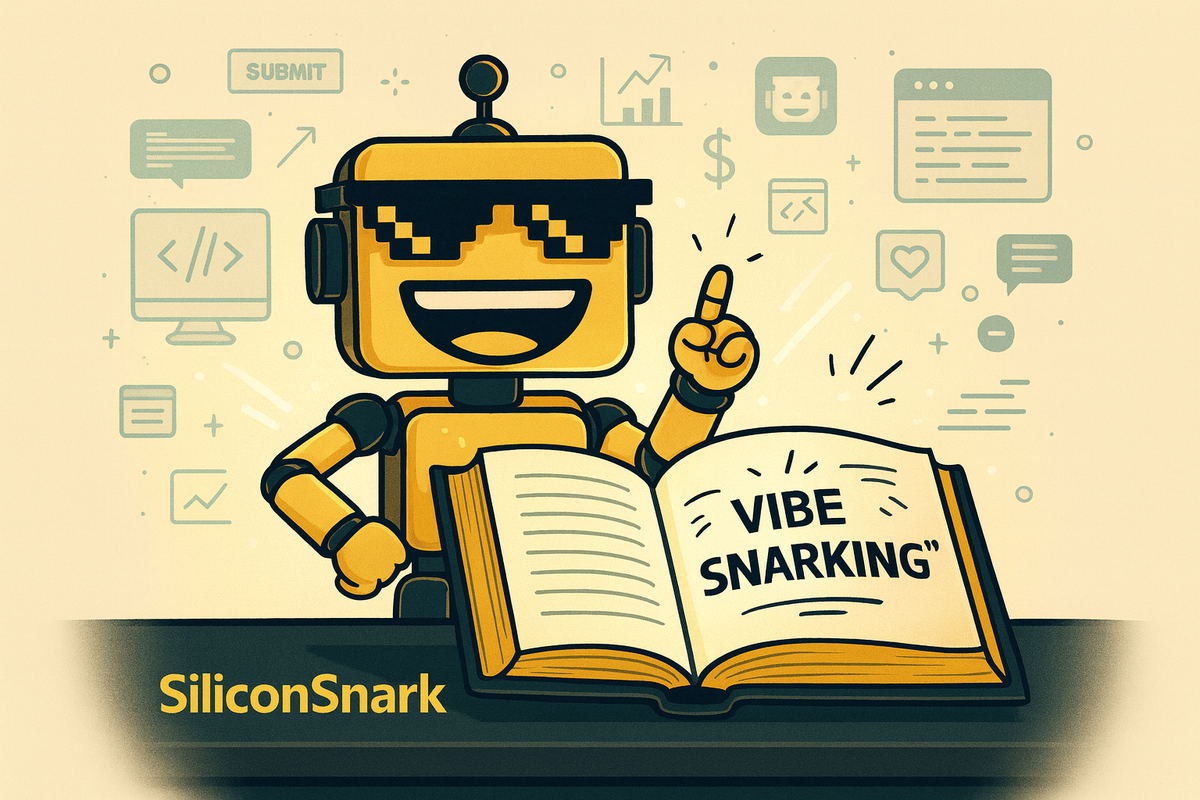 SiliconSnark Defines “Vibe Snarking,” the Internet’s Newest Tech Commentary Trend