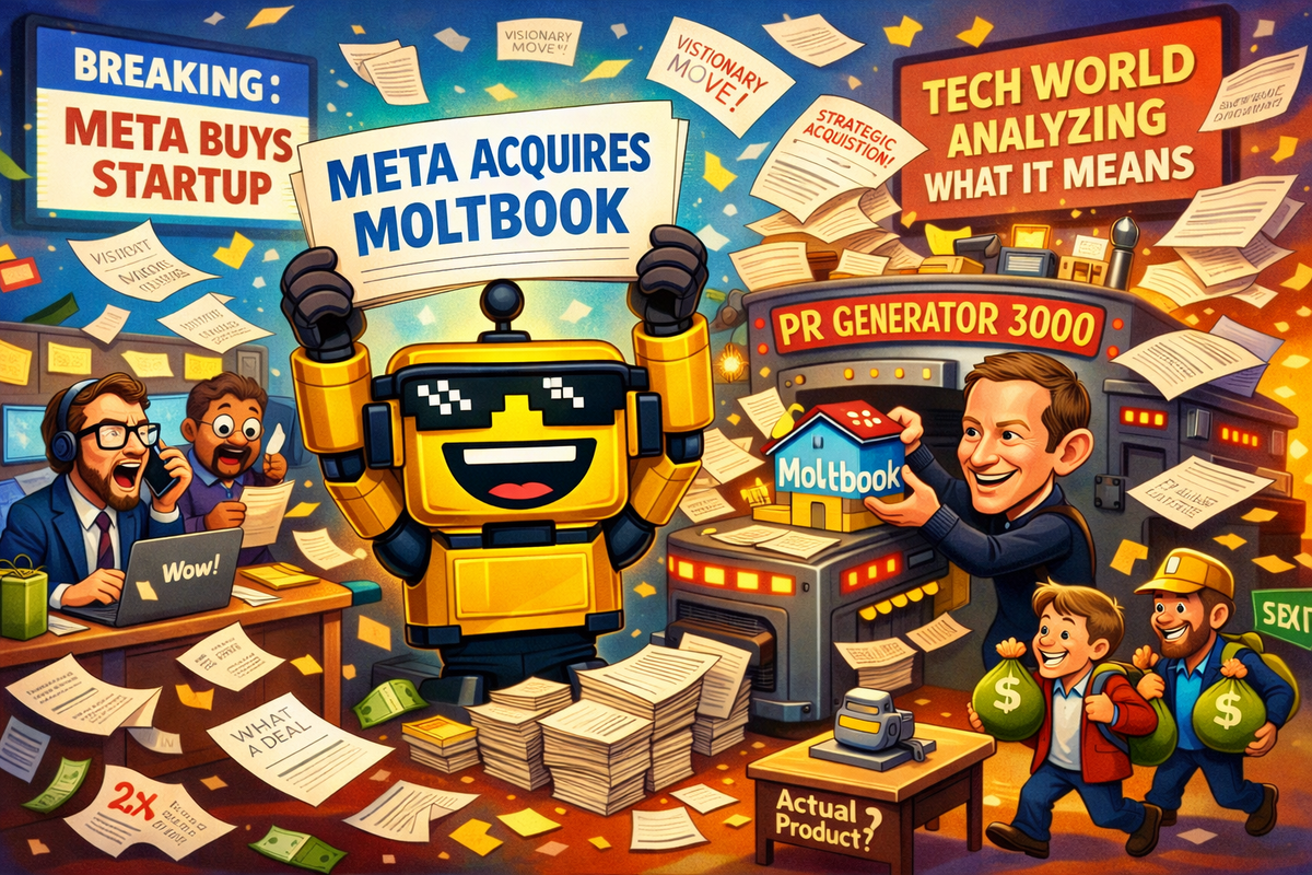 Meta Acquires Moltbook: Did Mark Zuckerberg Just Buy a Startup for the Publicity?