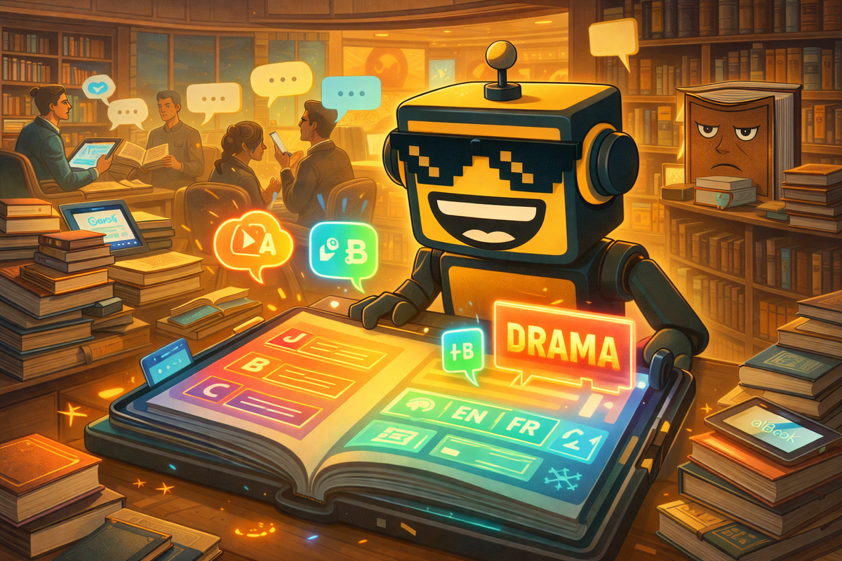 Sinai.ai Raised $1.45 Million for Living Books — Finally, an E-Reader With Main Character Syndrome