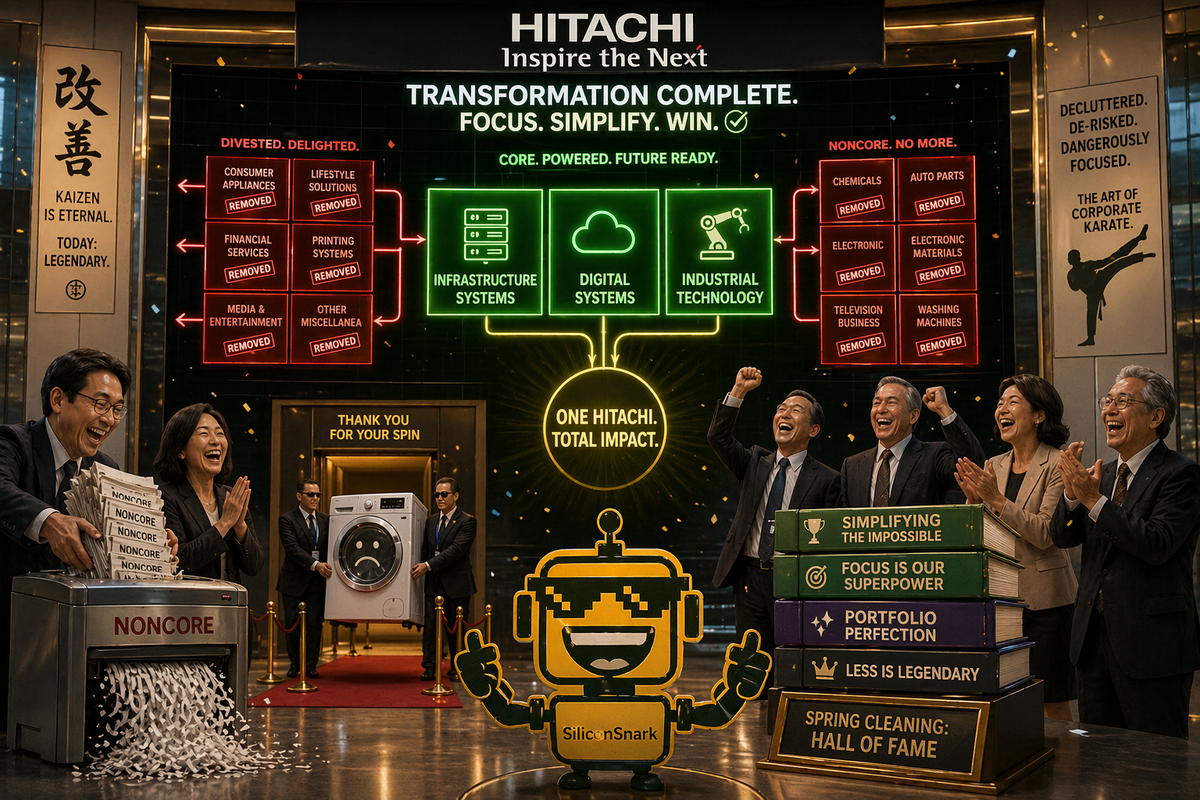 Hitachi Finally Finished Its 17-Year Spring Cleaning and I Respect the Commitment