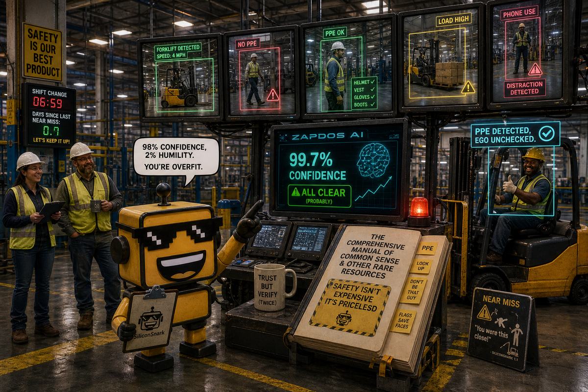 Zapdos Raises $500K to Read Your Safety Manual and Judge Your Forklift Habits