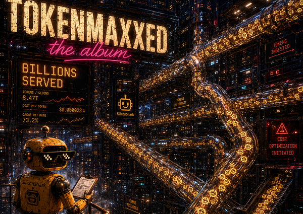 Tokenmaxxed album cover by SiliconSnark