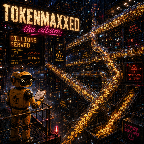 Tokenmaxxed album cover by SiliconSnark