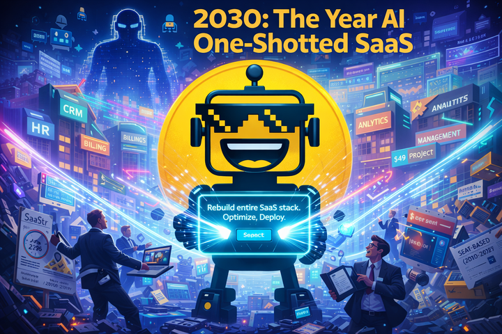 2030: The Year When AI Agents One-Shotted Every SaaS App (And We Realized We Missed Logins)