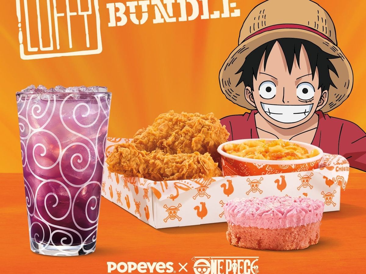 Popeyes launches One Piece meal with limited free boxes