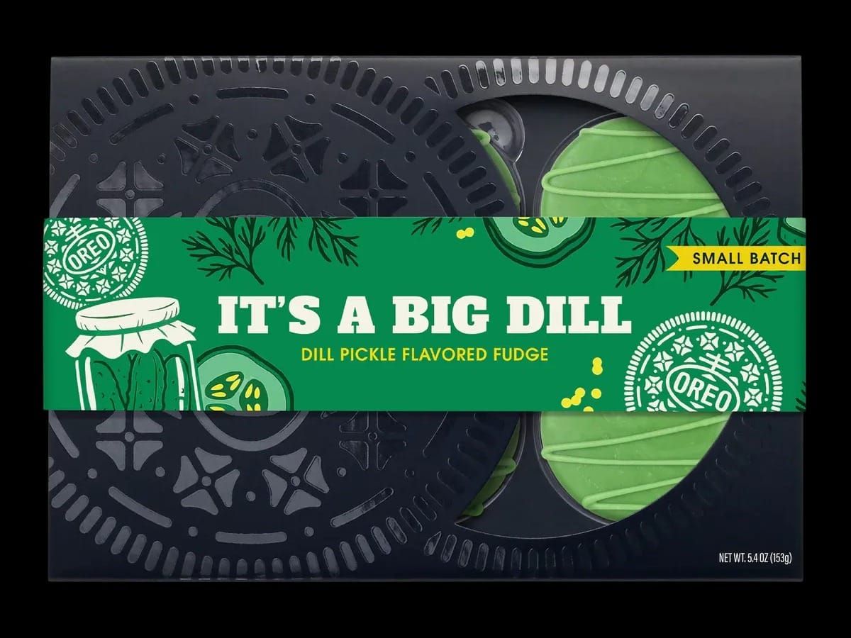 Oreo's dill pickle cookies were a real product you could actually buy