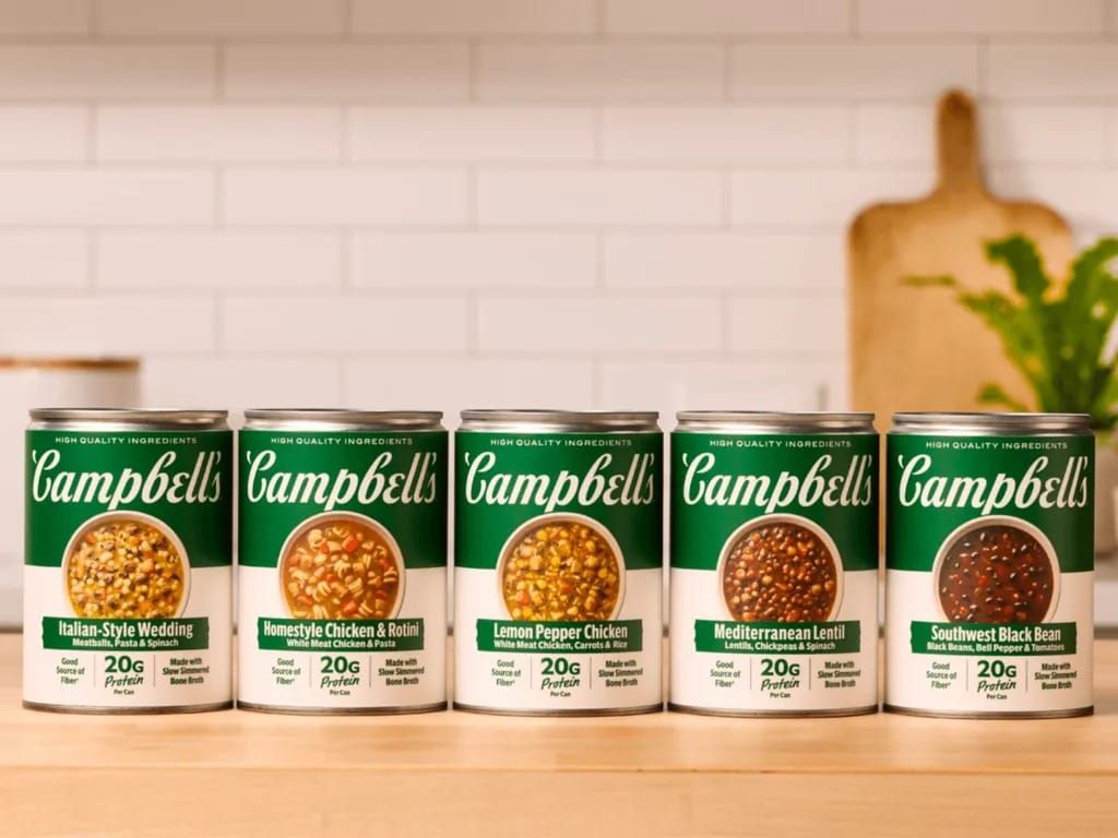 Campbell's is launching high-protein soups nationwide