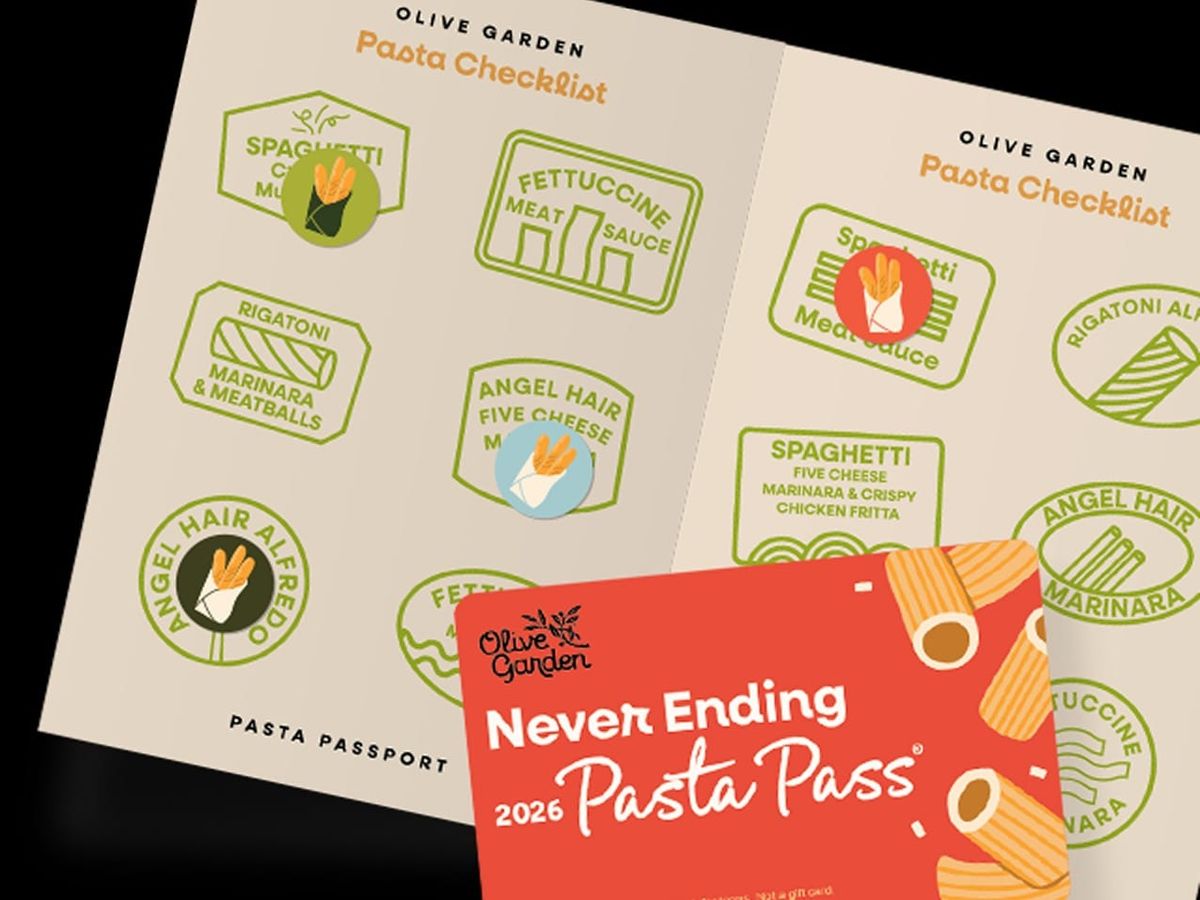 Olive Garden's $100 Pasta Pass returns for the first time since 2019