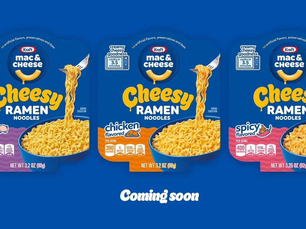 Kraft launches Mac and Cheese flavored ramen noodles