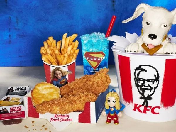 KFC launches new Supergirl meals with three new sauces and a blue drink