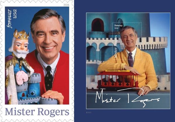 Mister Rogers stamp beats Snoopy and Batman in USPS vote